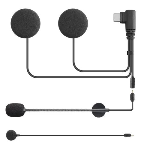 Image of EDYELL Motorcycle Bluetooth Helmet Headset