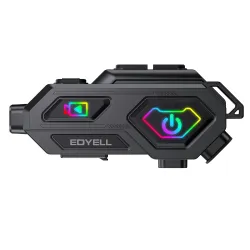 EDYELL Motorcycle Helmet Headset with Camera 1080P HD 120° Wide Angle