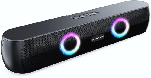 Image of Egate C 210 RGB Bluetooth Soundbar (20W, 15H Backup)