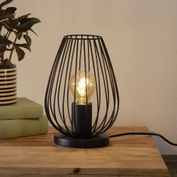 Eglo Newtown Table Lamp (17.5 cm, Black)