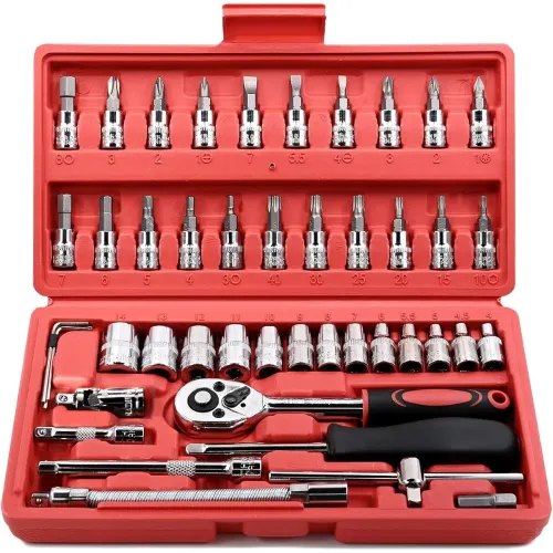 Image of Egofine 46-Piece Ratchet Wrench Socket Set
