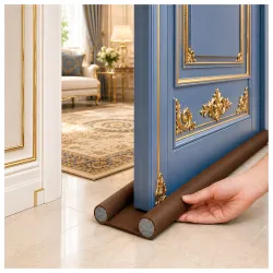 Eightiz (Pack of 5, 38 Inches 120 GSM Door Guard,Rat Protector Guard Bottom Seal Strip Gap Filler for Doors,Soundproof, Noise Reduction, Energy Saving, Dust & Insect,Strip for Home,Office,Ou...
