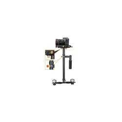 E-Image CS-10 DSLR Video Camera Handheld Stabilizer for Nikon / Canon / Sony / Panasonic (Black)