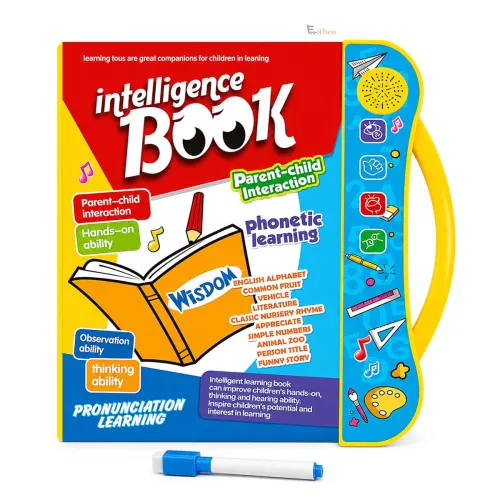 Image of Eitheo Intelligence Sound Book for Kids with Marker 