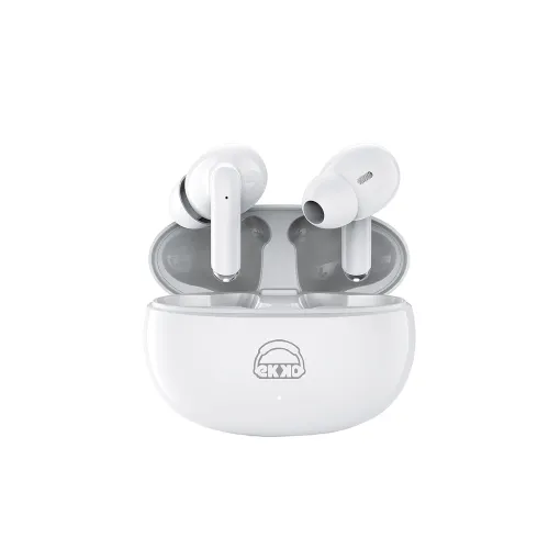 Image of EKKO Earbeats T05 TWS Earbuds (ENC, 25H Playtime, Bass, White)