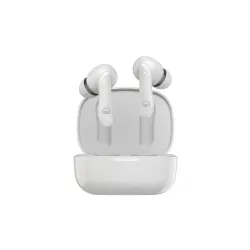 EKKO Earbeats T06 in-Ear Truly Wireless Earbuds with 60H Playtime,10MM Driver, ENC Call Noise Cancellation, Touch Control TWS, with Mic, Massive Bass, IPX4 Water Resistance (T06,White)