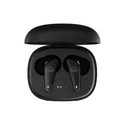 Ekko Earbeats T09 Truly Wireless in Ear Earbuds with mic, ENC Call Noise Cancellation, 40H Playtime,10MM Driver, Twin Connect, Maxx Bass, Water Resistance (Black)