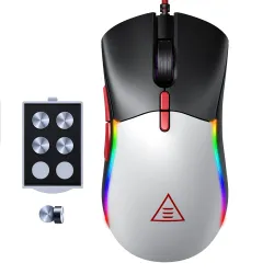 EKSA EM200 Gaming Mouse Wired USB Mice with 13 RGB Backlit