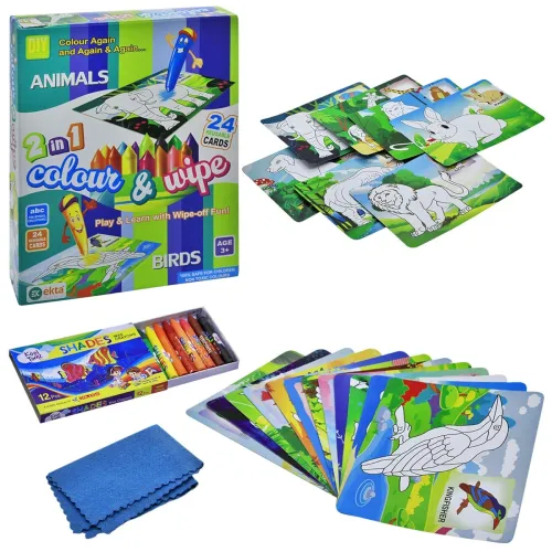 Image of EKTA Colour N Wipe Preschool Learning Game