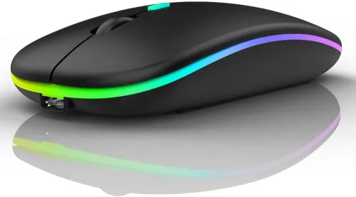 Image of Elderbuy Wireless 2.4GHz Rechargeable Mouse 1200 DPI