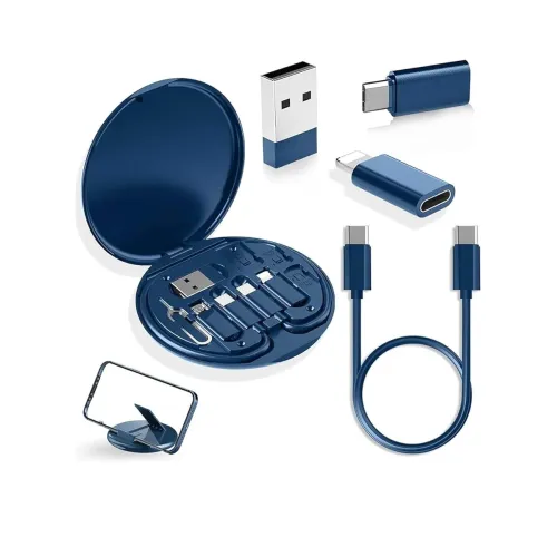 Image of ELECTO Multifunctional Data Cable Conversion Head – Portable Storage Box