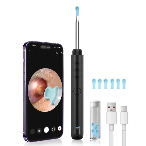 Image of ELECTOMANIA Wireless Ear Wax Removal Tool Kit with 1296P HD Camera 
