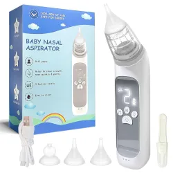 Electric Nasal Aspirator Snot Cleaner 3 Suction Levels USB Charging