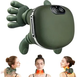 Electric Neck Massager for Pain Relief Heated Neck & Shoulder Massager 