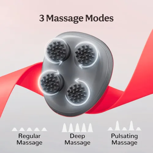 Image of Electric Scalp Massager, Stress Relief & Relaxation,