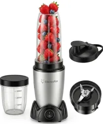 Electrofox Blendo+ 2 Jar Nutri Blender 750 W Juicer Mixer Grinder (Blendo+ 2 Jar | 2 Jars | Silver)