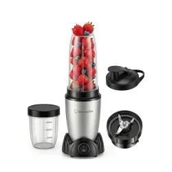 Electrofox Blendo+ 2 Jar Bullet Nutri 750 W Juicer Mixer Grinder For Smoothies, Juice and Protein Shake (2 Jar Blender N
