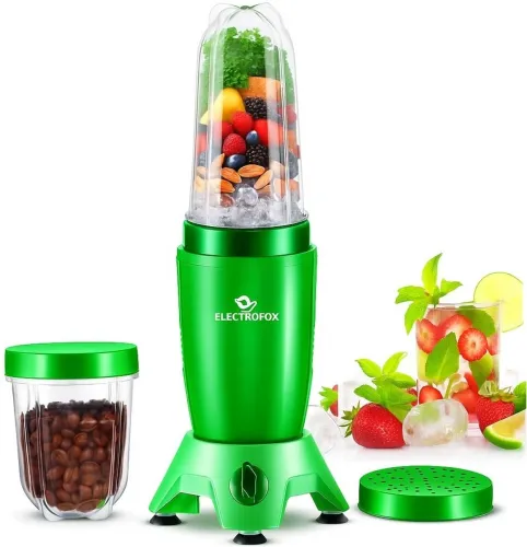 Image of Electrofox Bullet Mixer Grinder, 650W, 2 Jars
