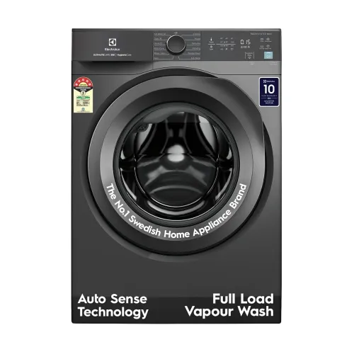Image of Electrolux 10kg 5 Star Front Load Washing Machine, AutoSense Technology