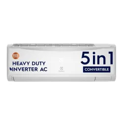 Electrolux 1 Ton 5 Star Convertible Inverter Split Air Conditioner (AC), Copper, PM2.5 Filter & Plasma, 360° Cooling, I-