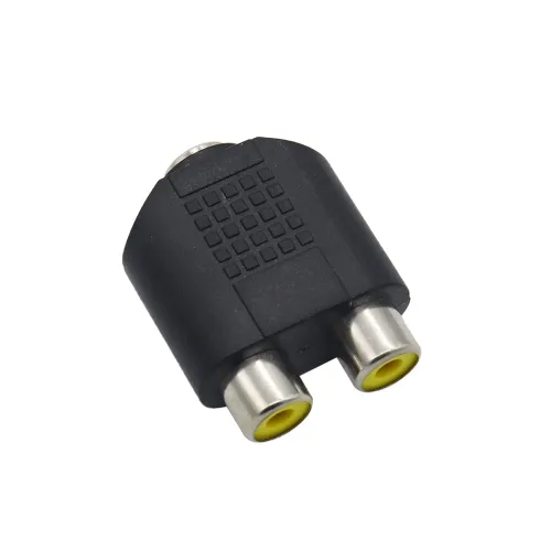 Image of Electronic Spices 3.5mm to Dual RCA Female Adapter