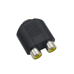 Electronic Spices 3.5mm to Dual RCA Female Adapter