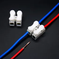 Electronic spices Cable Connector Clamp Spring Connector Terminal Block FOR Wire LED Strip Light Wire Connecting (PACK O