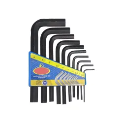 Electronic Spices Universal Hexagonal or Allen L Shape Socket Wrench Key Set of 10 Pieces