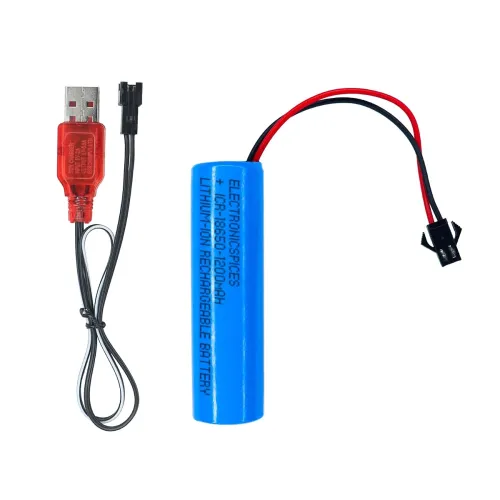 Image of Electronic Spices 3.7V 1200mAh Rechargeable Li-ion Battery