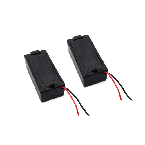 Image of Electronicspices (Pack of 2) 9V Battery Holder 