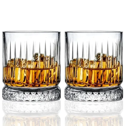 Image of Elegant Crystal Whiskey Glasses