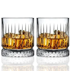 Elegant Crystal Whiskey Glasses