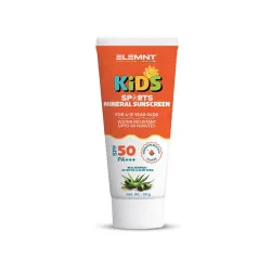 Elemnt Kids Sunscreen SPF 50 PA+++ (50g, Water Resistant)