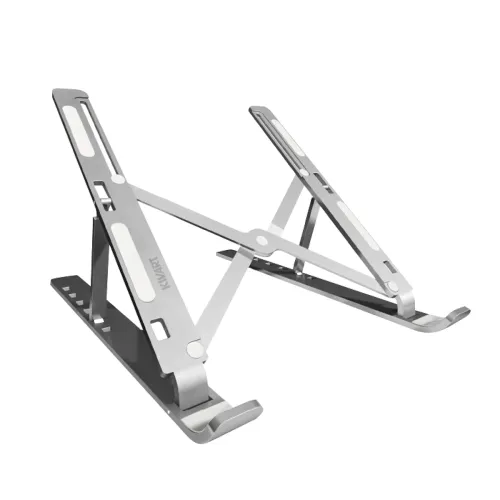 Image of Elevate Adjustable Aluminum Laptop Stand | 7 Height & Angle Levels | Ultra-Light 240g | Anti-Slip Grips | Ventilated Des