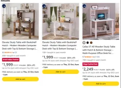 Elevate Study Table with Bookshelf upto 70% Discount