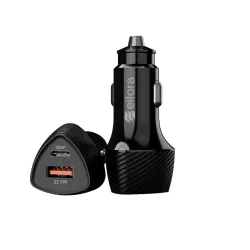 Elfora 52.5 W Fast Car Charger | Dual Output, 52.5 Watts Total