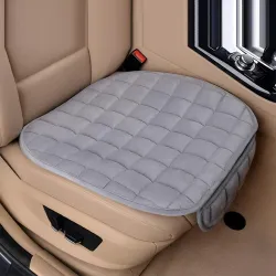 Eliane Memory Foam Car Seat Cushion, Universal Fit with Non-Slip Grip, Storage Pouch, Grey (Grey)