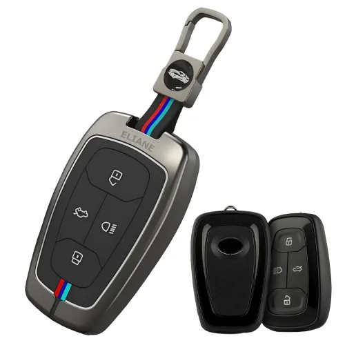 Image of Eliane Tata 4 Button Push Start Metal Key Cover