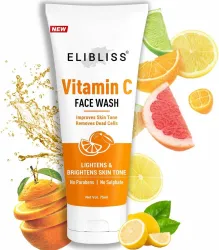 ELIBLISS Vitamin C Face Wash  (75 ml)