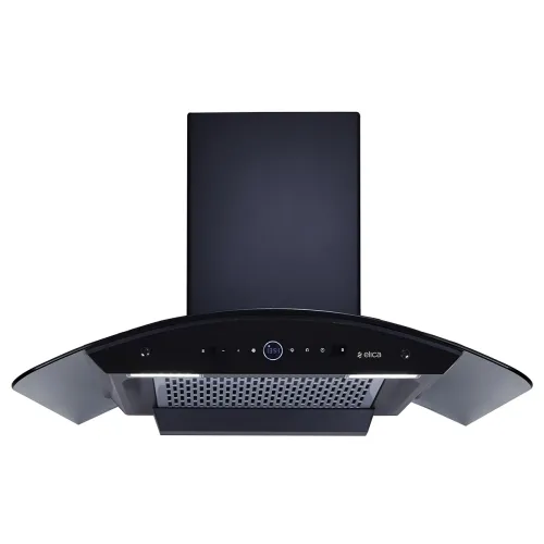 Image of Elica 90cm Filterless Autoclean Kitchen Chimney (Black)