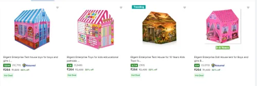Image of Eligent Enterprise Kids Tents Starts @ ₹264 