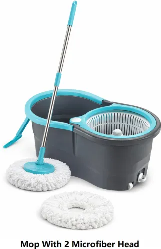 Image of ELINOR PLASTIC SPINNER BUCKET Mop Set