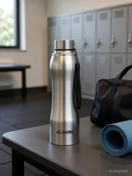 ELINOR SINGLE WALL STEEL BOTTLE WITH DORI CAP FOR EVERYDAY USE AT HOME OFFICE
