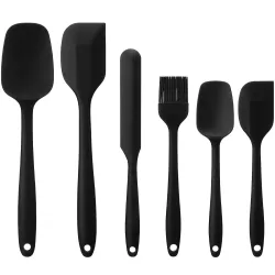 Elisel 6-Piece Heat-Resistant Silicone Spatula Set