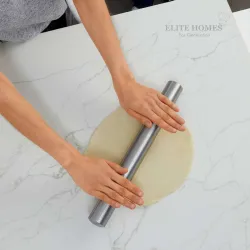 Elite Stainless Steel Rolling Pin Chapati Belan