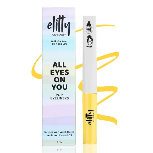 Image of Elitty Yellow Waterproof Matte Eyeliner 4g