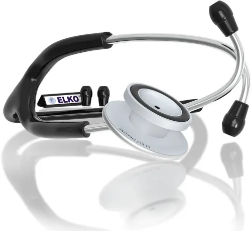 Image of ELKO EL-020 DELUXE Aluminium Head Acoustic Stethoscope  