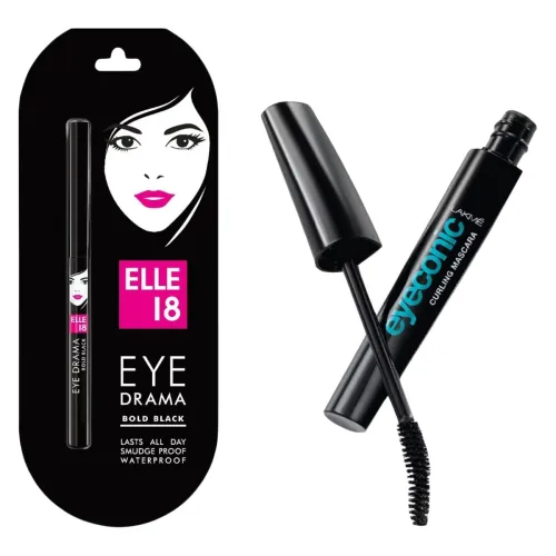 Image of Elle 18 Eye Drama Kajal, Bold Black, 9ml