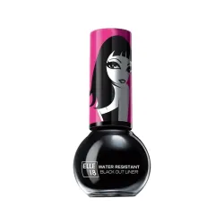 Elle 18 Water Resistant Black Out Eye Liner|| Black|| 5 ml