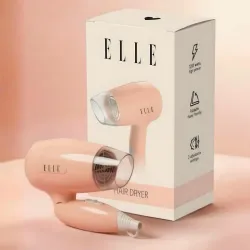 ELLE Hair Dryer 1200W Foldable 3 Heat Cool Shot Overheat Protection |